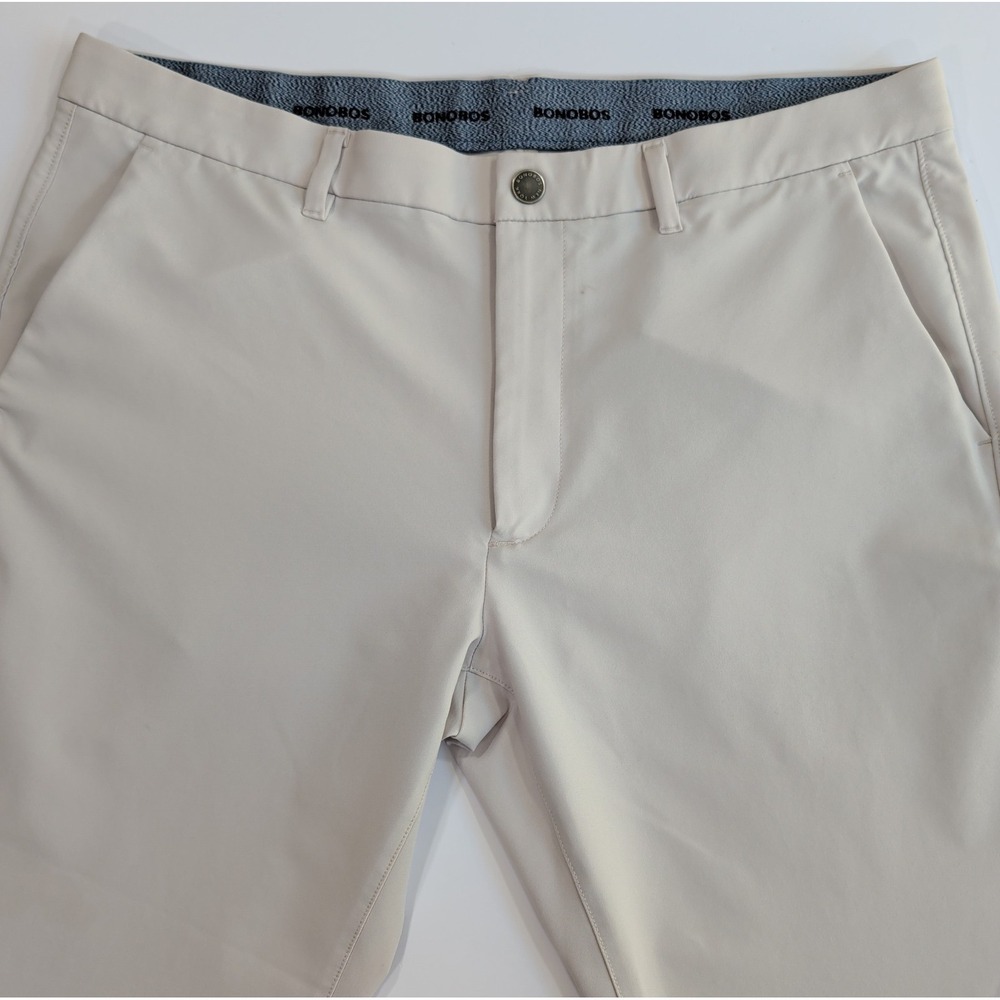 Bonobos Performance Link Golf Pants Mens 38x30 Slim Fit Gray Trousers GPT10923S